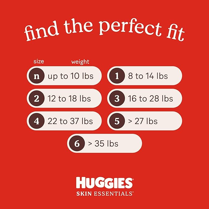 Huggies Size 4 Diapers, Skin Essentials Baby Diapers, Size 4 - Image 6