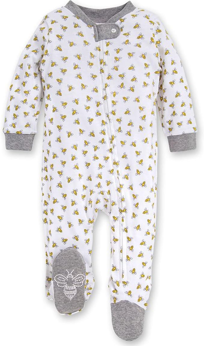 Burt’s Bees Baby Boys' One-Piece Sleep and Play 100% Organic Cotton PJs by BurtsBeesBaby