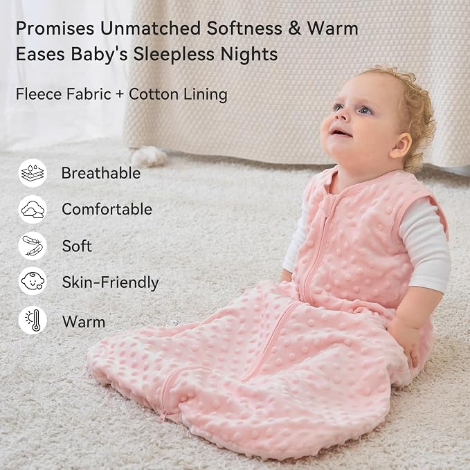 Fleece Baby Sleep Sack 12-18 Months - Image 2