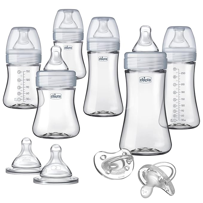 Chicco Duo Deluxe Hybrid Baby Bottle Starter Gift Set by ChiccoUSA