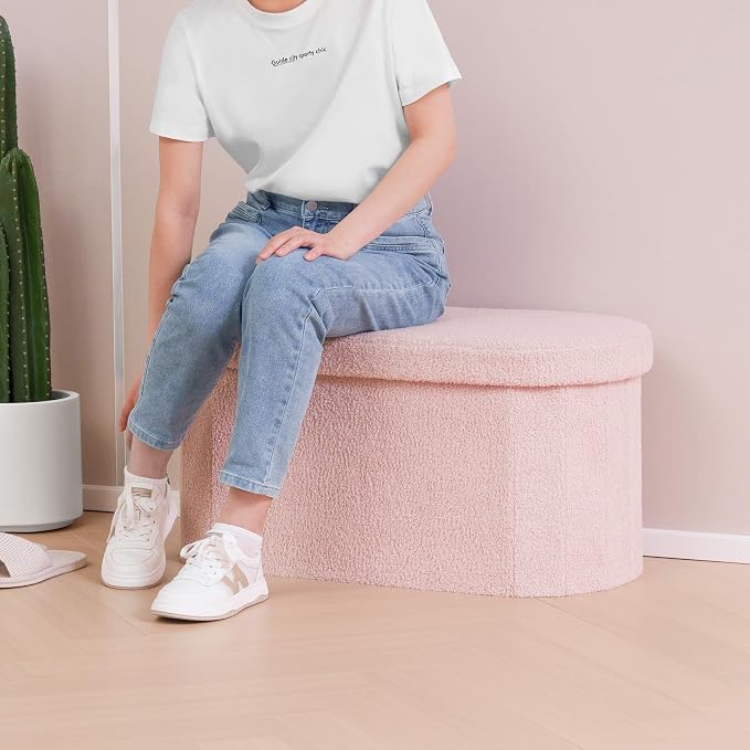 B FSOBEIIALEO Ottoman with Storage - Image 5