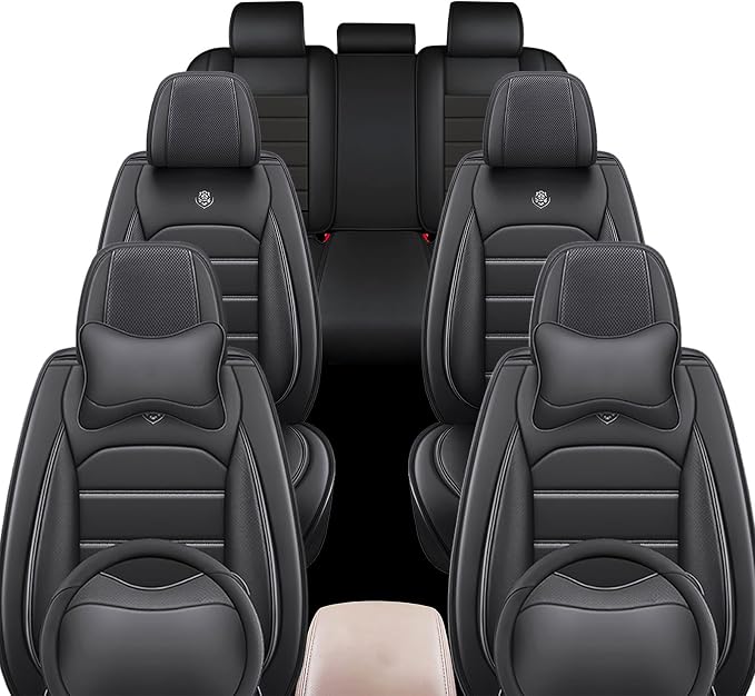 JOJ Car Seat Cover Fit for Toyota Highlander 2001-2025, 7 Seat Car Seat Cover - Image 2