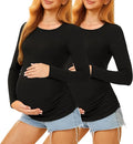 Maternity Shirts Long Sleeve Pregnancy Top by MIRAZEN