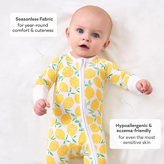 Little Sleepies Pajamas for Baby Boys & Girls, Viscose from Bamboo Baby Pajamas - Image 5