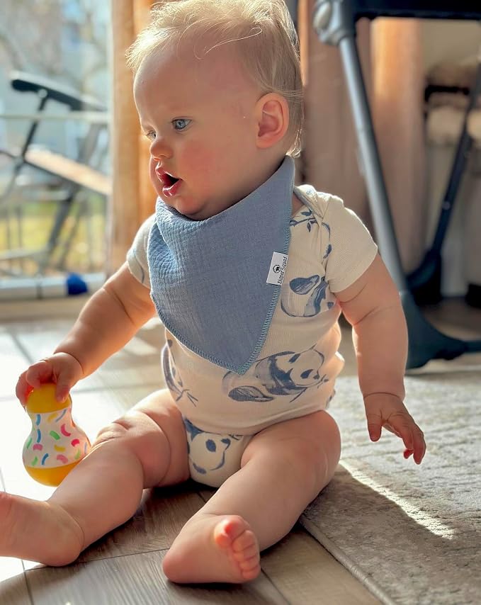 DiaperSquad's Baby Bibs for Drooling and Teething, Bibs for Boys, Baby Girl - Image 5
