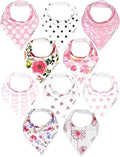 Organic Cotton Baby Bibs for Boys & Girls – Soft, Absorbent Teething & Drool by KiddyStar%C2%AE