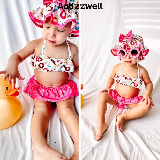 Aalizzwell Baby Girl 2-Piece Bikini Swimsuit - Image 2