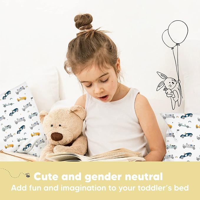 KeaBabies Toddler Pillow with Pillowcase, Jumbo 14X20 - Image 9