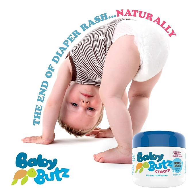 Diaper Rash Cream | 100% Natural Zinc Oxide Maximum Strength Butt Paste | - Image 5