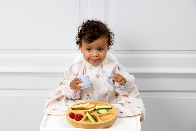 Bibado - Dippit Baby Spoon and Dipper, Mist - Soft, Chewable Dipper & Deep - Image 2