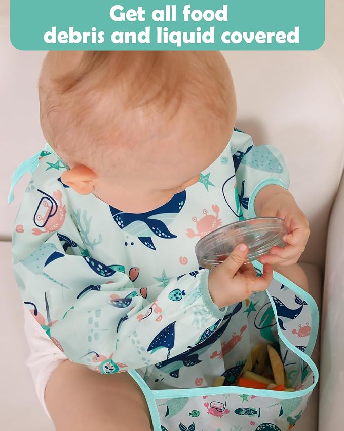 Lictin Long Sleeve Bibs 5 Pack - Image 7