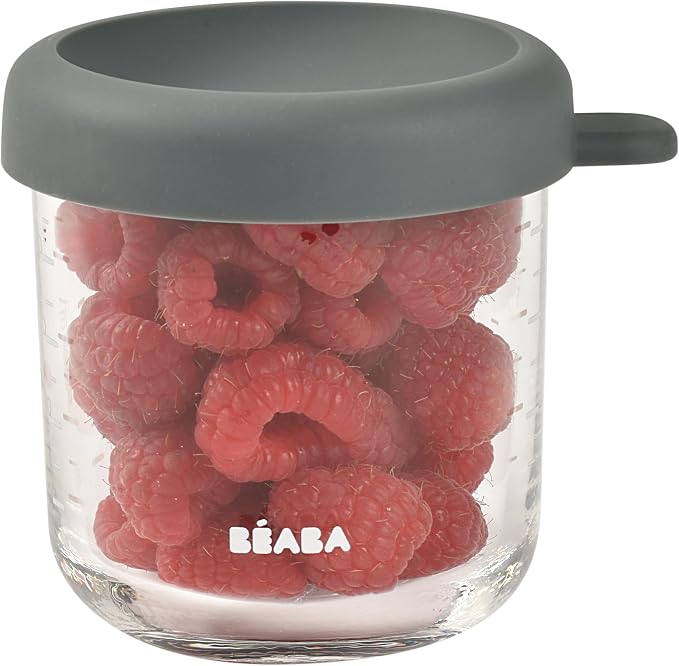 BEABA 8 oz Glass Baby Food Jars - Image 2