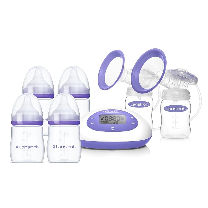 Lansinoh Oh Baby Newborn Essentials Kit – Signature Pro Double Electric Breast by Lansinoh