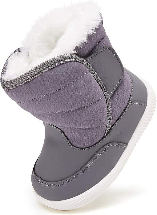BMCiTYBM Baby Boy Girl Snow Boots Waterproof Winter Warm Booties Nonslip - Image 4