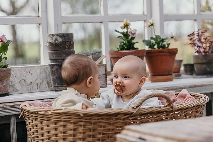 BIBS Pacifiers 6-18 Months | Colour Collection 2-Pack | BPA-Free Symmetrical - Image 4
