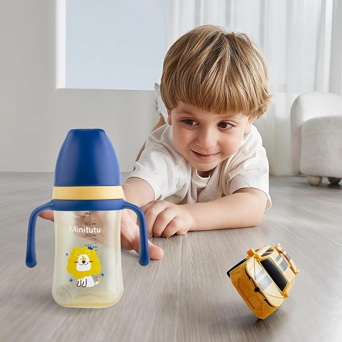 Qshare Sippy Cups For Toddlers, Weighted Straw Learner Cup - Image 5