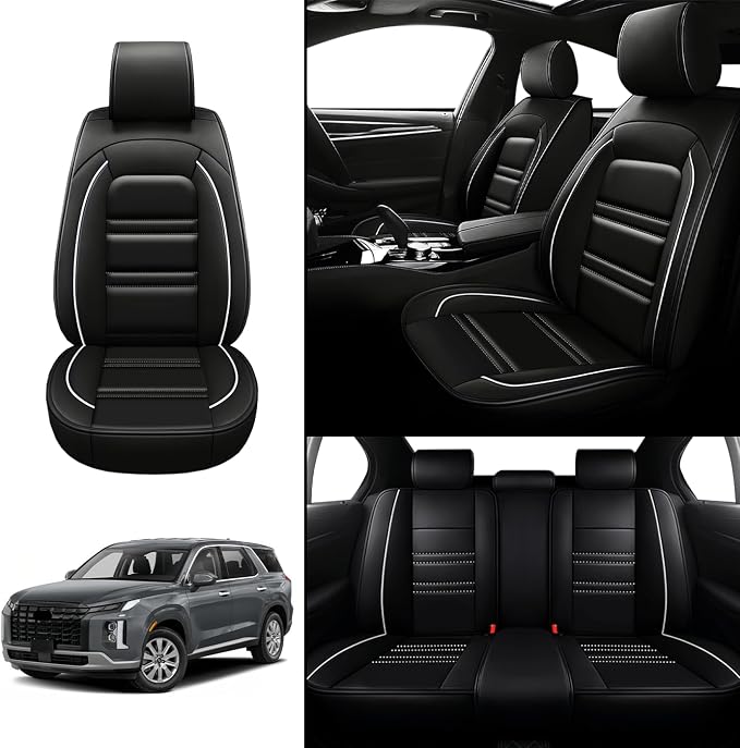 Seat Covers for Hyundai Car Palisade 2020-2025 | 5-Seats Leather Seat Covers - Image 2