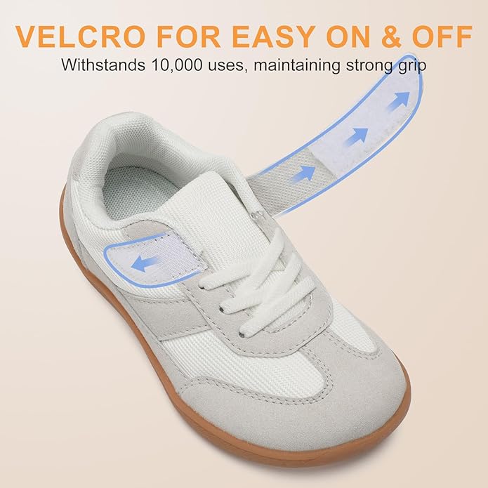 Toddler Wide Toe Box Shoes Zero Drop Minimalist Sneakers - Image 4