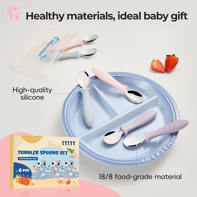 6 PCS Toddler Spoons Set - Image 5
