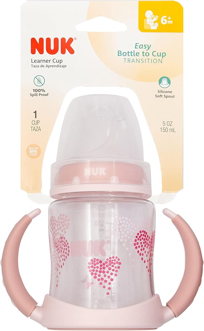 NUK Small Learner Tritan Cup, 5 oz, 6+ Months – BPA Free, Spill Proof Sippy Cup - Image 7
