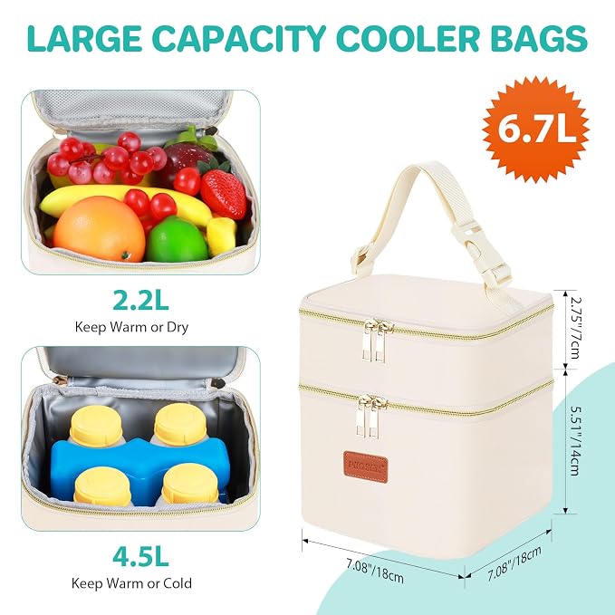 PIIOSER Breast Milk Storage Cooler Bag - Image 3
