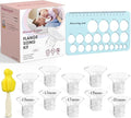 Flange Sizing Kit 3 in 1 with 10PCS Flange Inserts 13/15/17/19/21mm, Silicone by NursiLuna