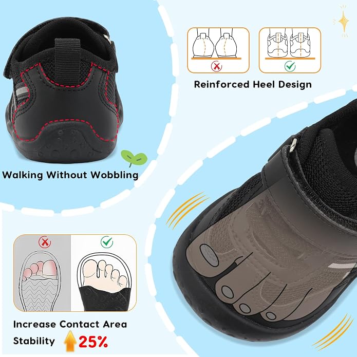 Scurtain Baby Shoes Boy Girl First Walking Shoe Infant Crib Breathable Sneakers - Image 3