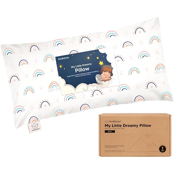 Toddler Pillow with Pillowcase by KeaBabies
