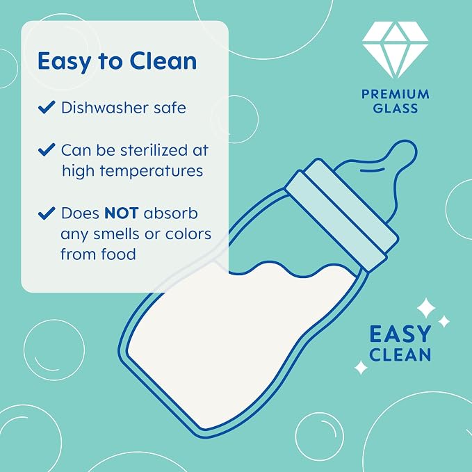 MAM Premium Glass Baby Bottles, Easy Switch Between Breast and Bottle, Feel - Image 5