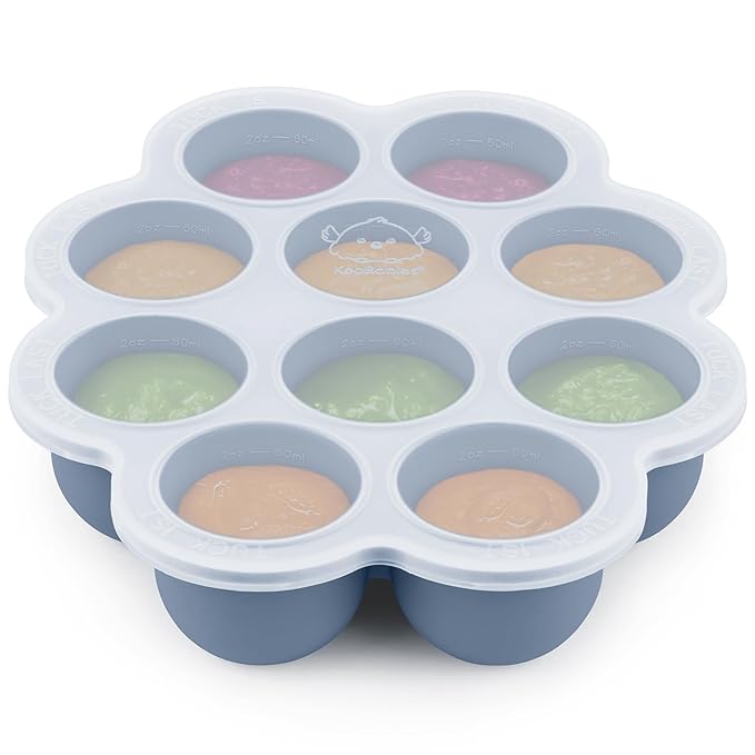 KeaBabies Silicone Food Freezer Trays by KeaBabies