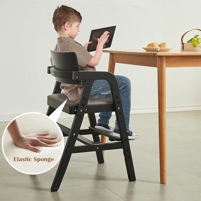 Solid Wood high Chairs for Toddlers, High Chair Grows - Image 5