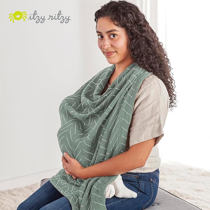 Itzy Ritzy Breastfeeding Boss Multi-Use Cover – A Nursing Cover, Car Seat Cover - Image 7