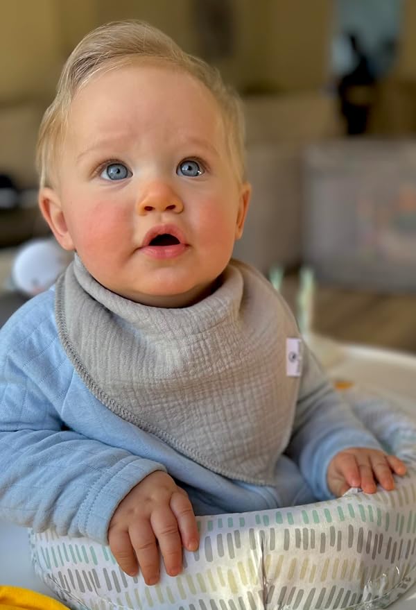 DiaperSquad's Baby Bibs for Drooling and Teething, Bibs for Boys, Baby Girl - Image 3