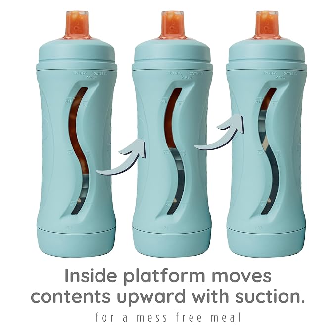 Subo Baby Food Bottle | No Mess Squeeze-Free Toddler Feeder | Feeding Bottle to - Image 2