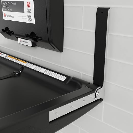 Foundations Elements Horizontal Wall Mounted Baby Diaper Changing Station & - Image 9