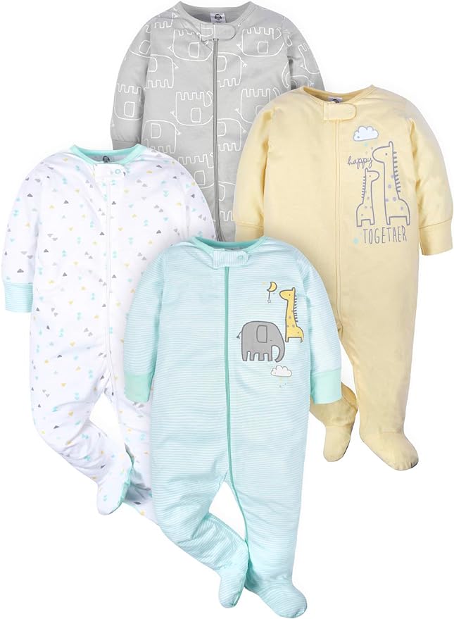 Gerber Baby Boys 4 Pack Sleep 'N Play Footie by Gerber