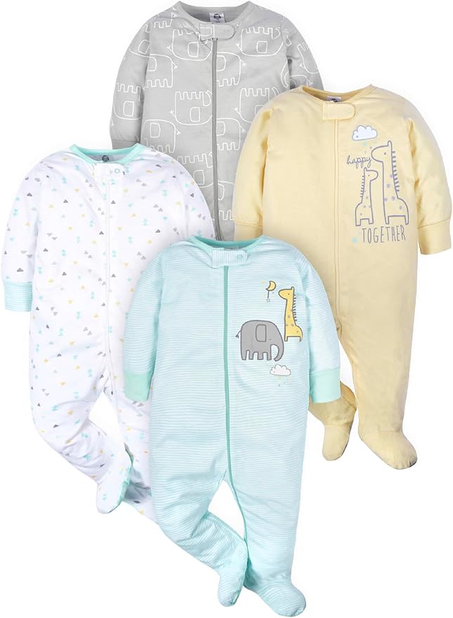 Gerber Baby Boys 4 Pack Sleep 'N Play Footie by Gerber