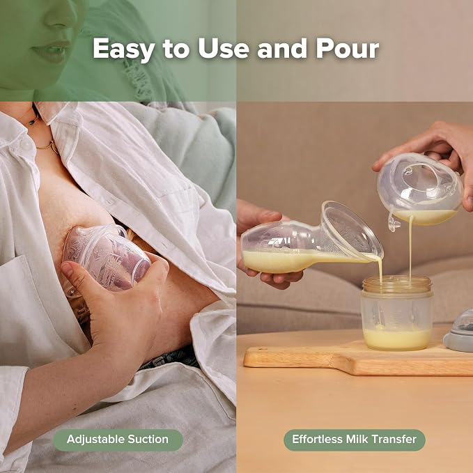 haakaa Manual Breast Pump for Breastfeeding 4oz/100ml and Ladybug Milk - Image 7