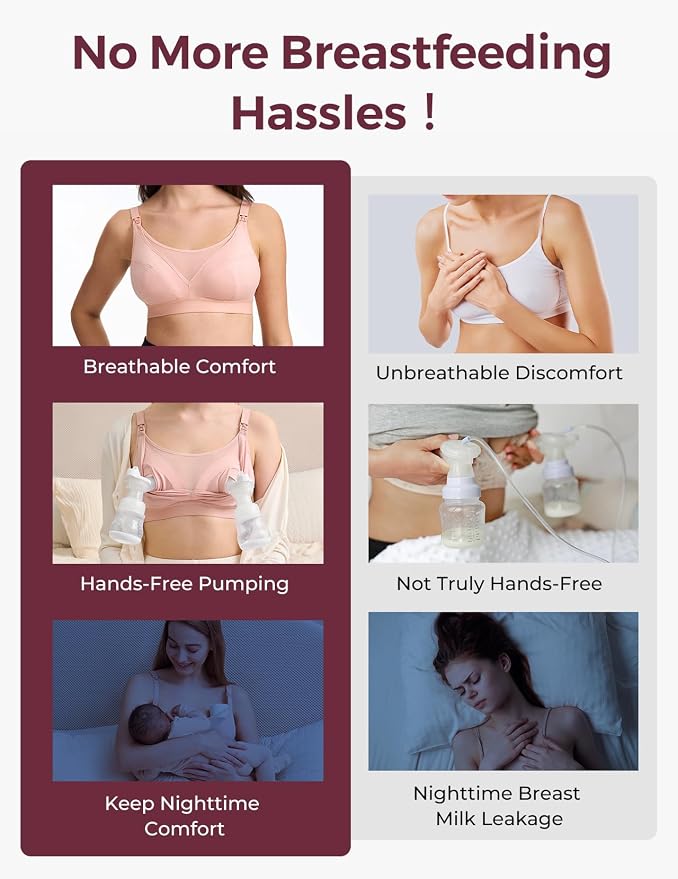 Momcozy Mesh Support Pumping Bra Hands Free Suitable - Image 4
