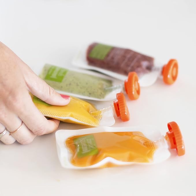 Infantino Squeeze Station, Baby Food Maker & Pouch Filler, Fill 3 Reusable - Image 15