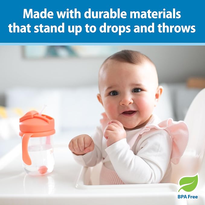 Dr. Brown's Milestones Baby's First Straw Cup, Training Cup - Image 5