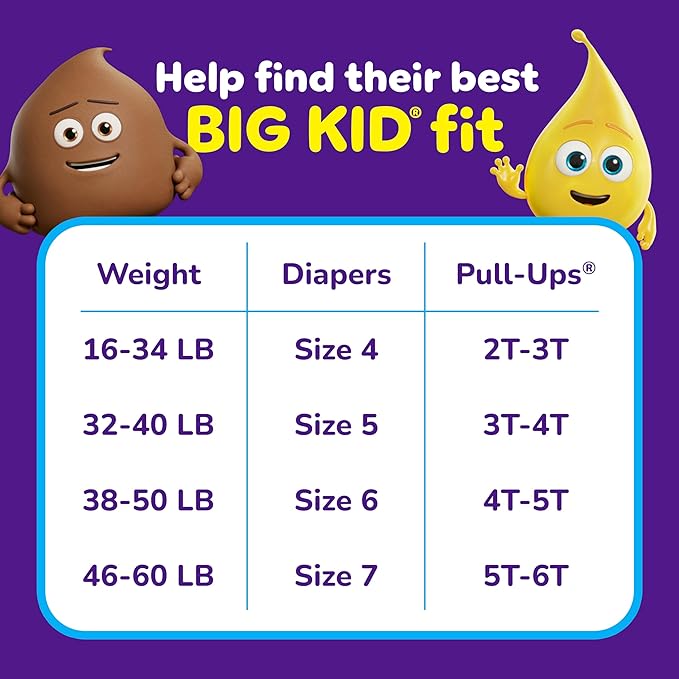 Pull-Ups Boys' Potty Training Pants, Size 3T-4T Training Underwear - Image 2