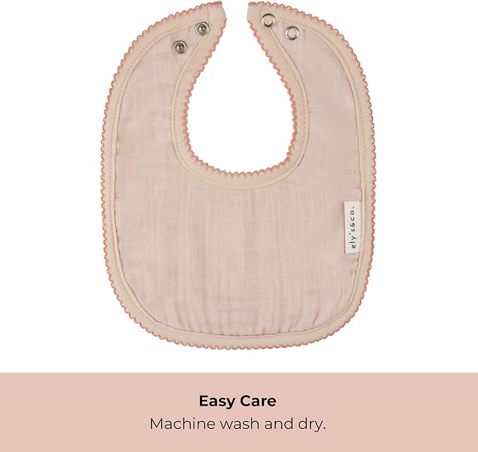 Ely's & Co. 100% Cotton Muslin Bib - Image 7