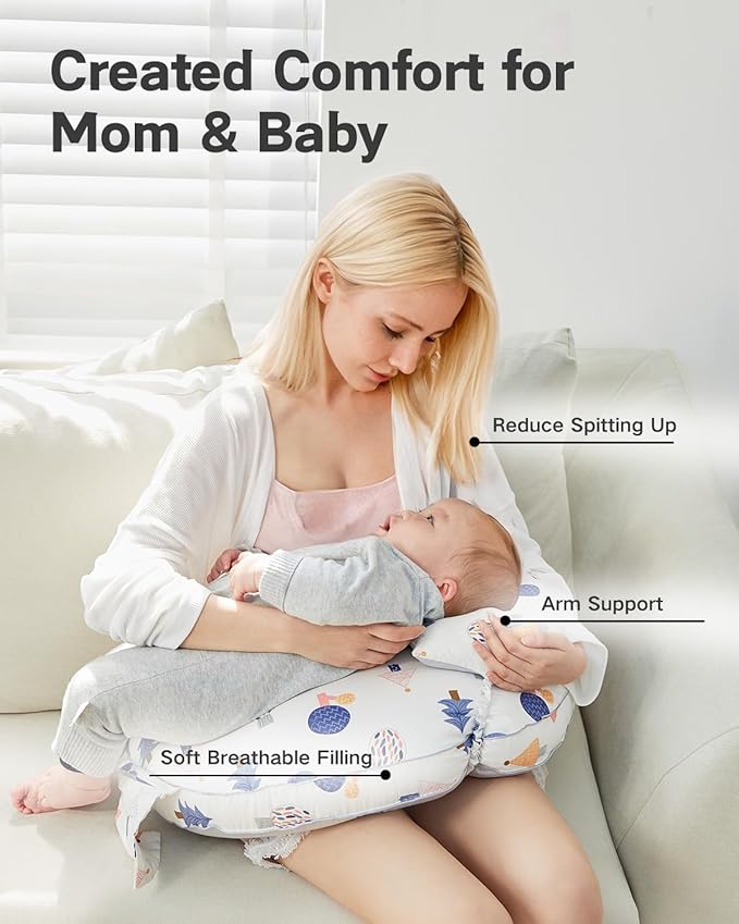 Nursing Pillow for Breastfeeding & Bottle Feeding –Breastfeeding Pillow - Image 6