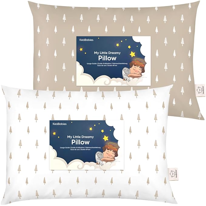 KeaBabies 2-Pack Toddler Pillow 13x18 by KeaBabies