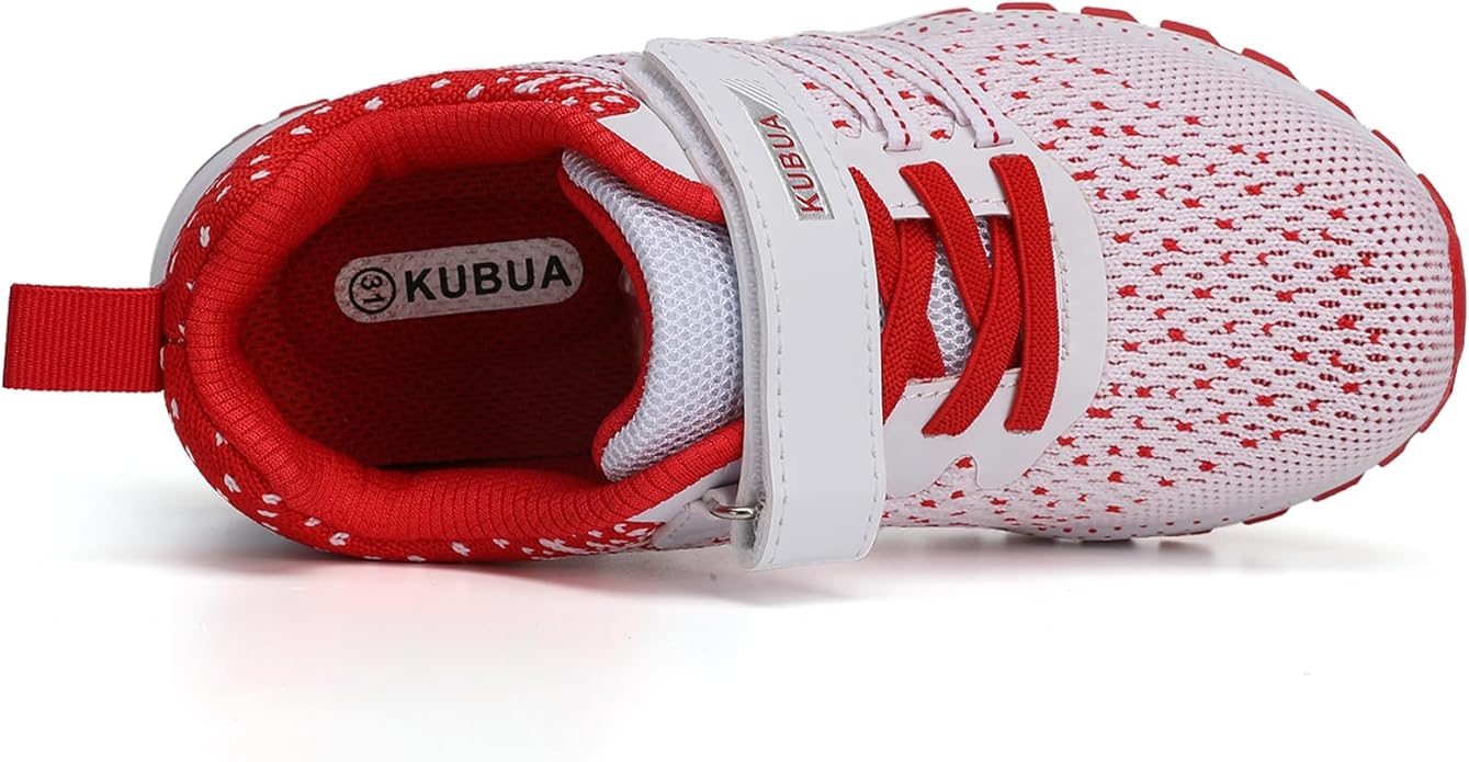 KUBUA Kids Sneakers for Boys Girls Running Tennis Shoes Lightweight Breathable - Image 3