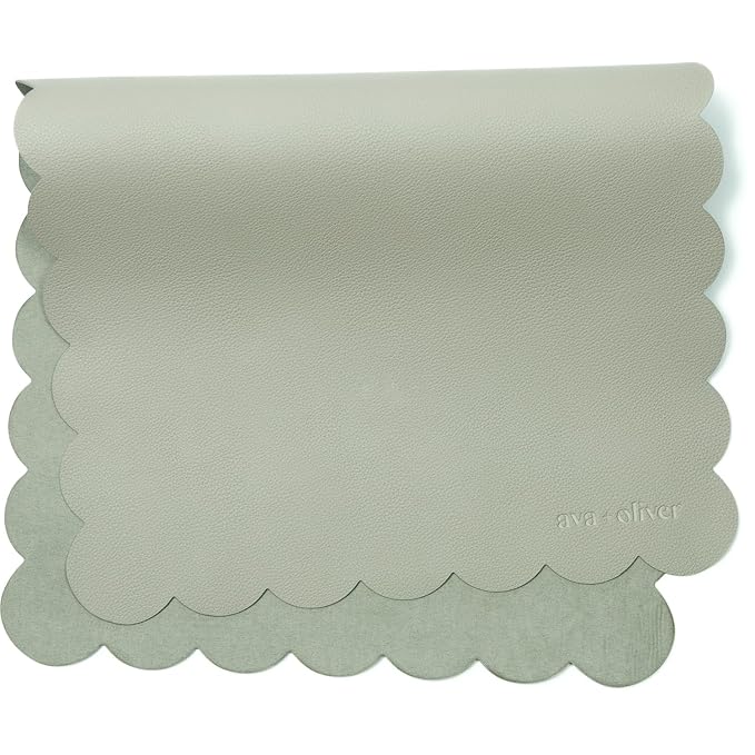 Ava + Oliver Vegan Leather Baby Changing Mat by avaoliver