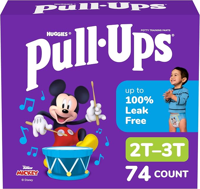 Pull-Ups Boys' Potty Training Pants, Size 2T-3T Training Underwear by Pull-Ups