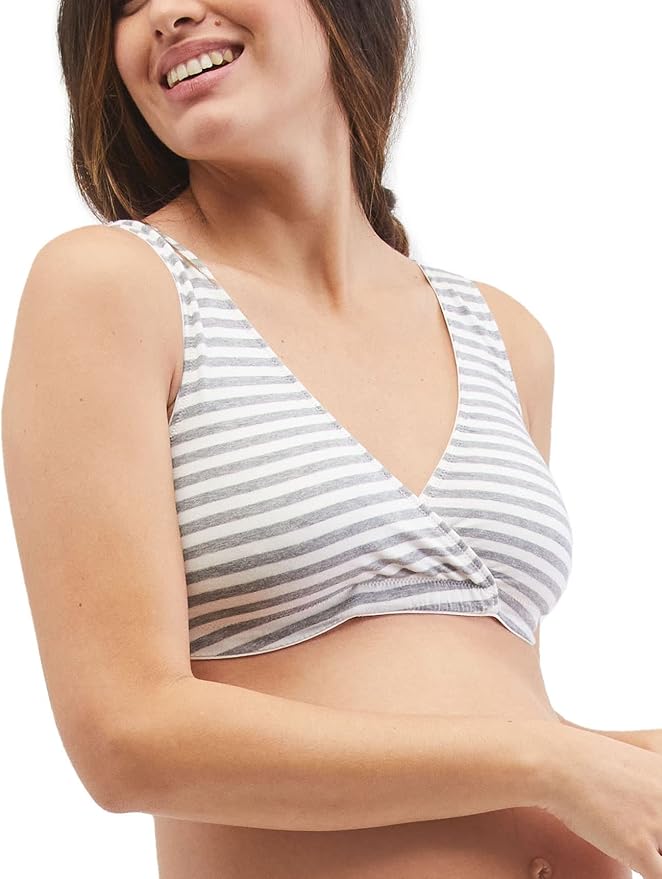 Motherhood Maternity Womens Soft Cotton Spandex Wrap Front Maternity & Nursing by MotherhoodMaternity