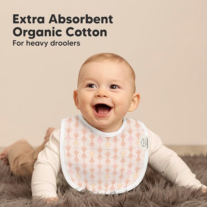 8-Pack Organic Baby Bibs for Boys, Girls - Image 5